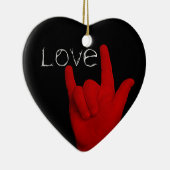 LIEBE KERAMIK ORNAMENT (Rechts)