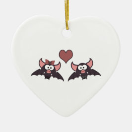 Liebe Keramik Ornament