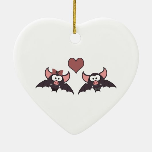 Liebe Keramik Ornament (Hinten)