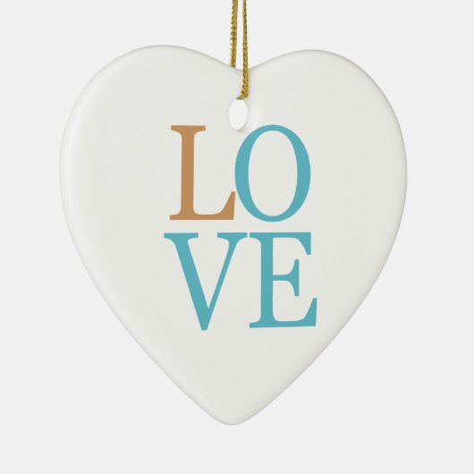 Liebe Keramik Ornament (Rechts)