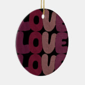 Liebe Keramik Ornament (Rechts)