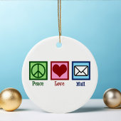 Liebe Keramik Ornament