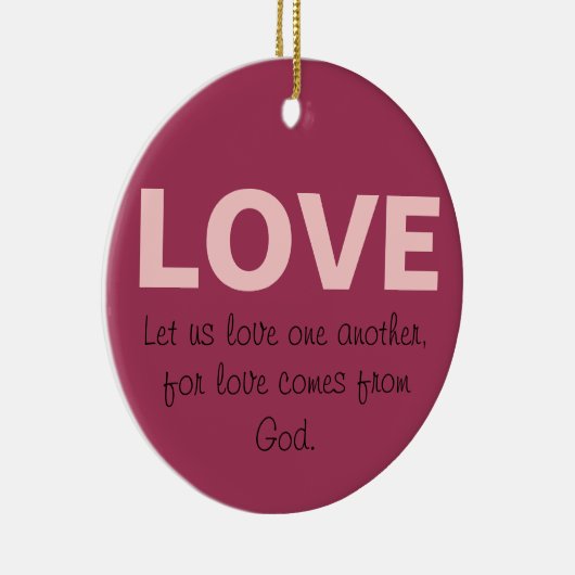 Liebe Keramik Ornament (Rechts)