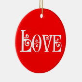 LIEBE KERAMIK ORNAMENT (Rechts)