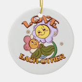 Liebe Keramik Ornament (Vorne)