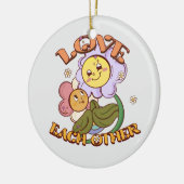 Liebe Keramik Ornament (Links)