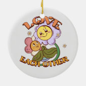 Liebe Keramik Ornament (Hinten)