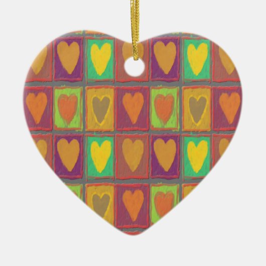 Liebe Keramik Ornament (Vorne)