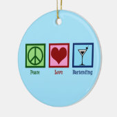 Liebe Keramik Ornament (Links)