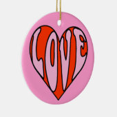 Liebe Keramik Ornament (Rechts)