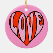 Liebe Keramik Ornament (Hinten)