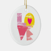 LIEBE KERAMIK ORNAMENT (Rechts)