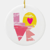 LIEBE KERAMIK ORNAMENT (Hinten)