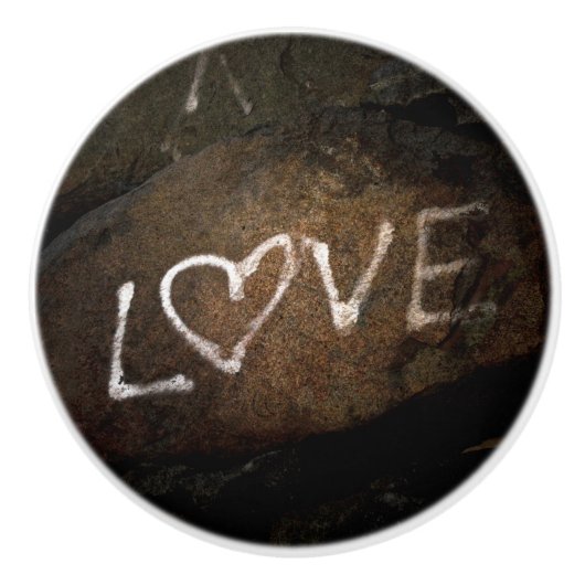 LIEBE KERAMIKKNAUF (Vorderseite)