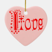 Liebe Keramikornament (Hinten)