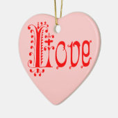 Liebe Keramikornament (Links)