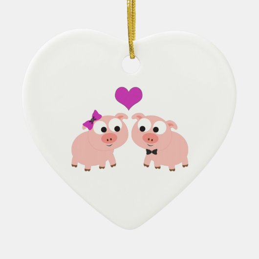 Liebe Keramikornament (Vorne)