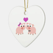 Liebe Keramikornament (Links)