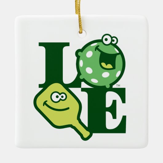 Liebe Keramikornament (Vorderseite)