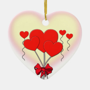 Liebe Keramikornament