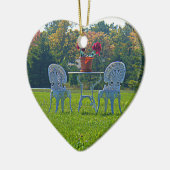 Liebe Keramikornament (Links)