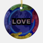 Liebe Keramikornament (Vorne)