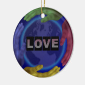 Liebe Keramikornament (Links)