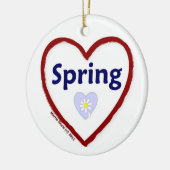 Liebe Keramikornament (Links)