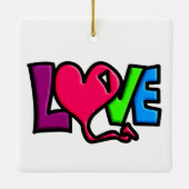 Liebe Keramikornament (Rückseite)