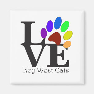LIEBE Key West Cats Magnet