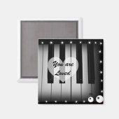 Liebe Keys_ Magnet (Vorderseite/Rückseite)