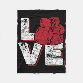 Liebe - Kickboxer Kickboxen Fitness Workout Martia Fleecedecke