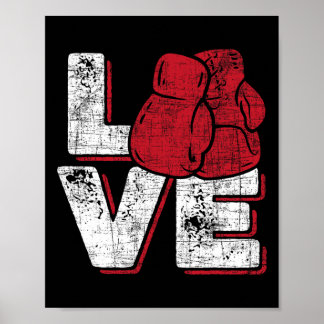 Liebe - Kickboxer Kickboxen Fitness Workout Martia Poster