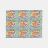 Liebe Kind Guardian Angels Art Fleece Blankets (Vorderseite (Horizontal))