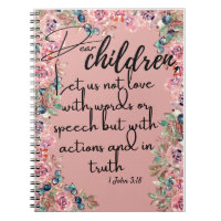 Liebe Kinder Bibel Verses 1 John 3:18