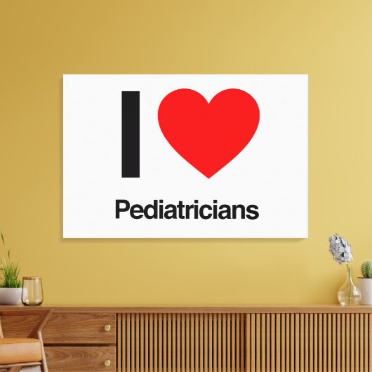 Liebe Kinderärzte Leinwanddruck (Insitu (Wohnzimmer))