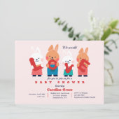 Liebe Kinderdusche Einladung (Stehend Vorderseite)