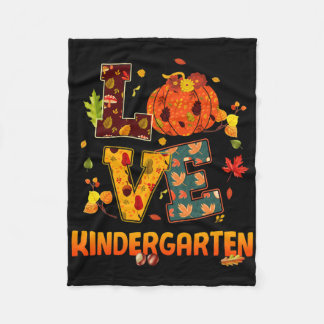 Liebe Kindergarten Lehrer Geschenk Fall und Herbst Fleecedecke