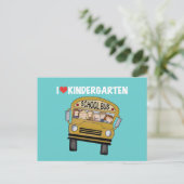 Liebe Kindergarten Postkarte (Stehend Vorderseite)