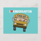 Liebe Kindergarten Postkarte (Vorderseite)