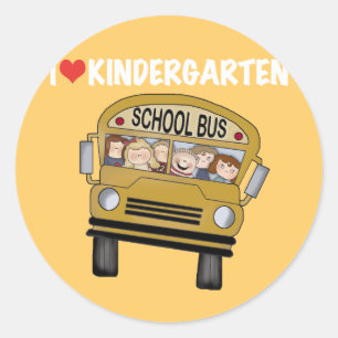 Liebe Kindergarten Runder Aufkleber