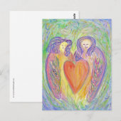 Liebe Kindness Guardian Angelo Delea Postkarte (Vorne/Hinten)