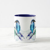 Liebe Kingfisher Vögel so viel Zitat Sprichwort Tasse (Zentrum)