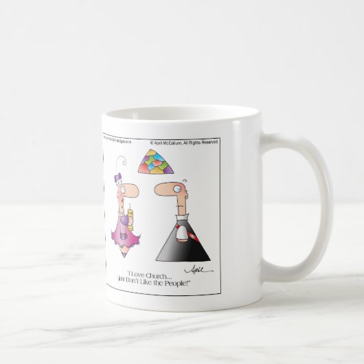 LIEBE-KIRCHE Tasse bis April McCallum (Rechts)