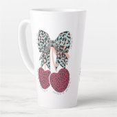 Liebe Kirsche viel lustiges Obst Milchtasse (Linke Ecke)