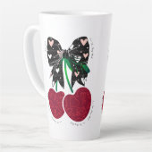 Liebe Kirsche viel lustiges Obst Milchtasse (Linke Ecke)