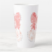 Liebe Kirsche viel lustiges Obst Milchtasse (Vorderseite)