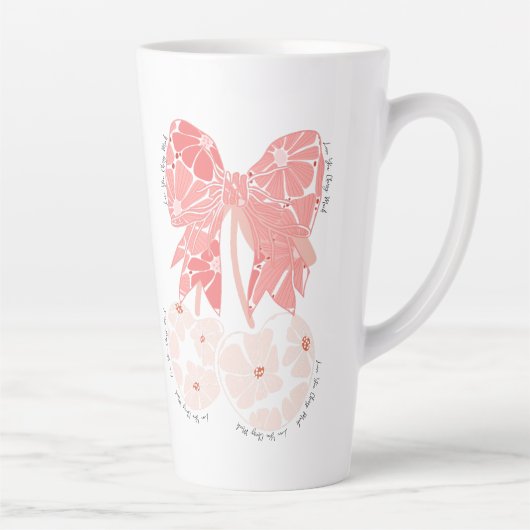 Liebe Kirsche viel lustiges Obst Milchtasse (Rechts)