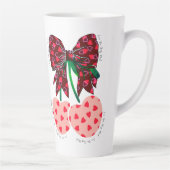 Liebe Kirsche viel lustiges Obst Milchtasse (Rechts)