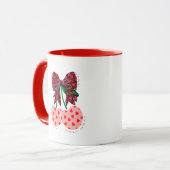 Liebe Kirsche viel lustiges Obst Tasse (Vorderseite Links)